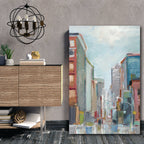 Downtown Contemporary II - Gallery-Wrapped Canvas Wall Art