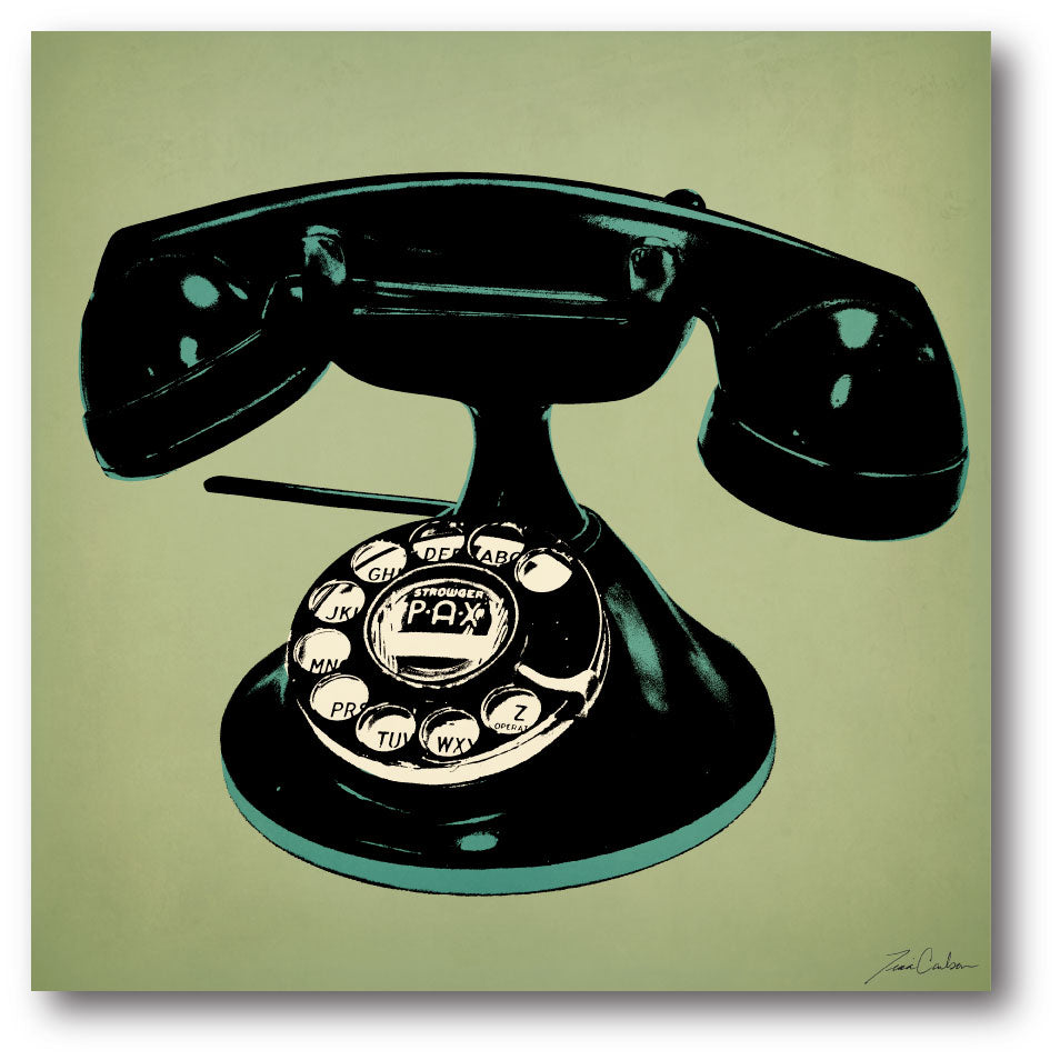 Vintage Telephone - Gallery-Wrapped Canvas Wall Art