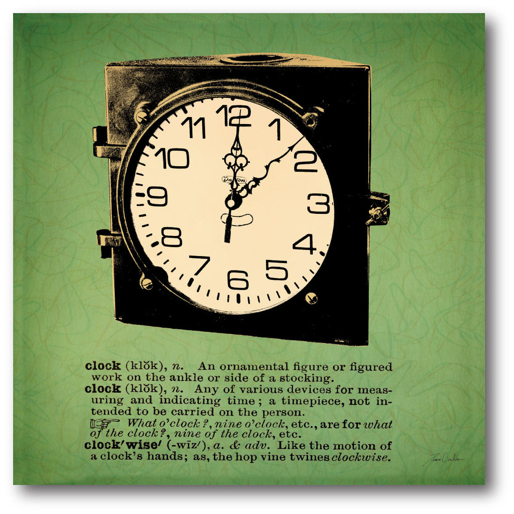 RetroTime - Gallery-Wrapped Canvas Wall Art