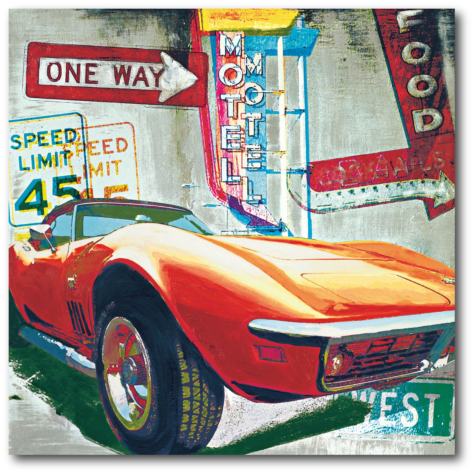Going West - Gallery-Wrapped Canvas Wall Art