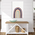 Choose Love, Kindness and Rainbows - Gallery-Wrapped Canvas Wall Art
