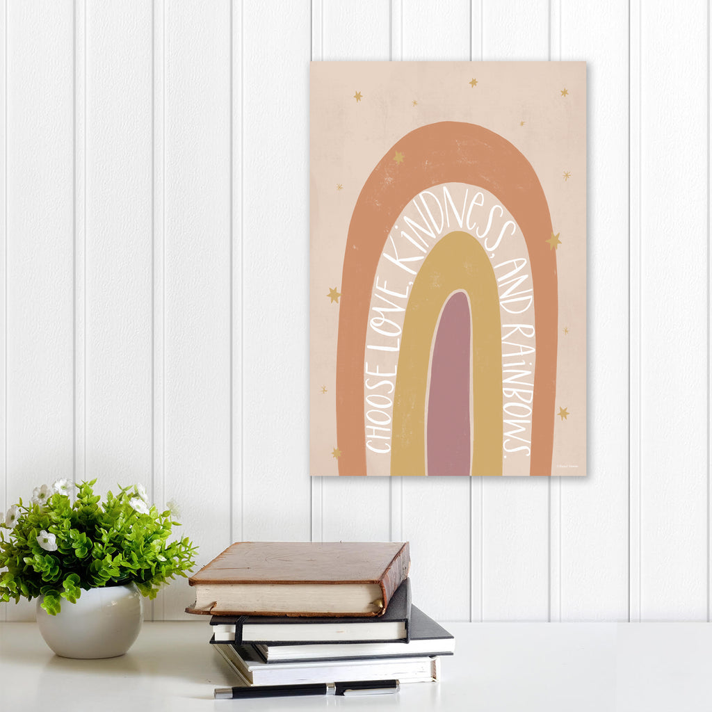Choose Love, Kindness and Rainbows II - Gallery-Wrapped Canvas Wall Art
