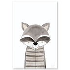 Ryder the Raccoon - Gallery-Wrapped Canvas Wall Art