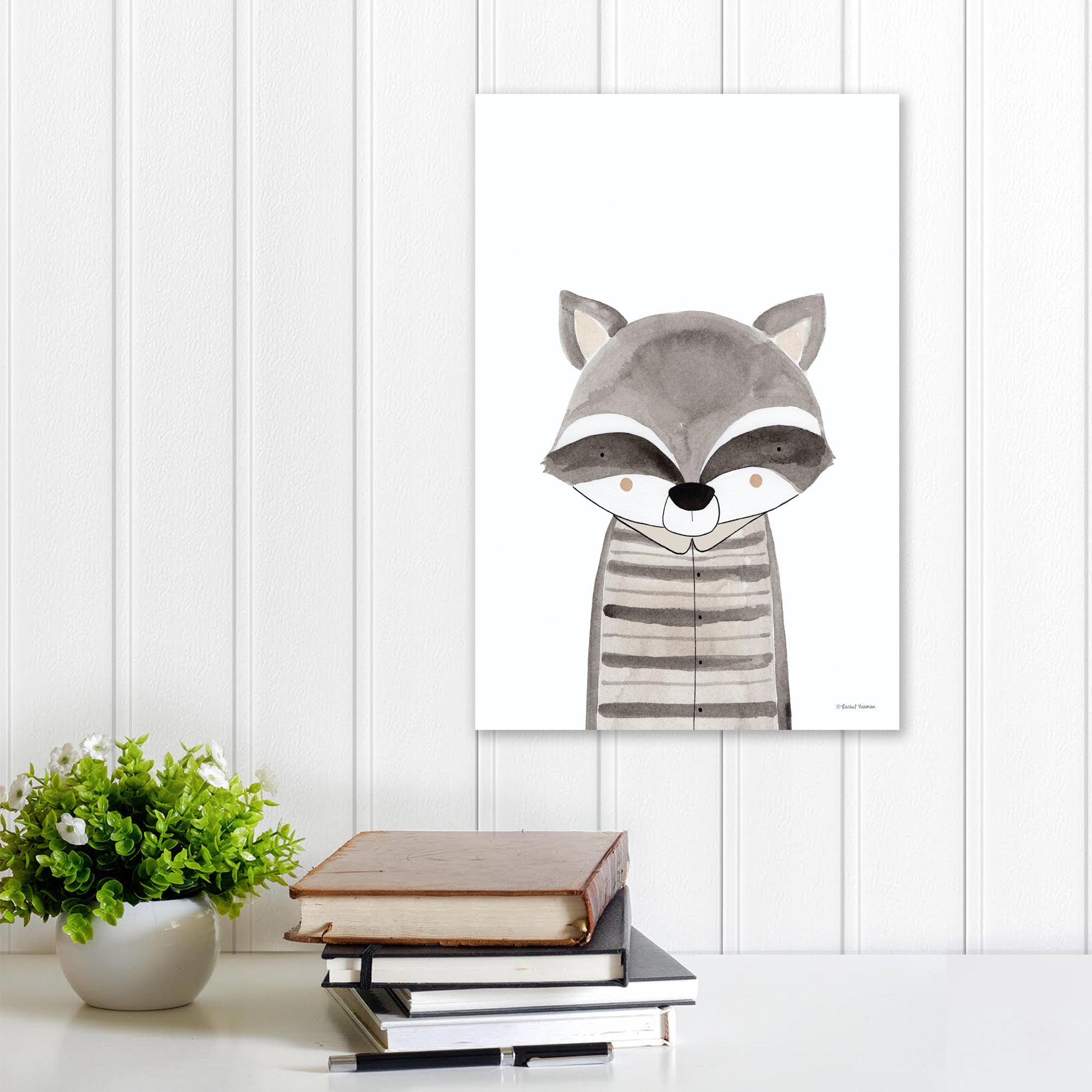 Ryder the Raccoon - Gallery-Wrapped Canvas Wall Art
