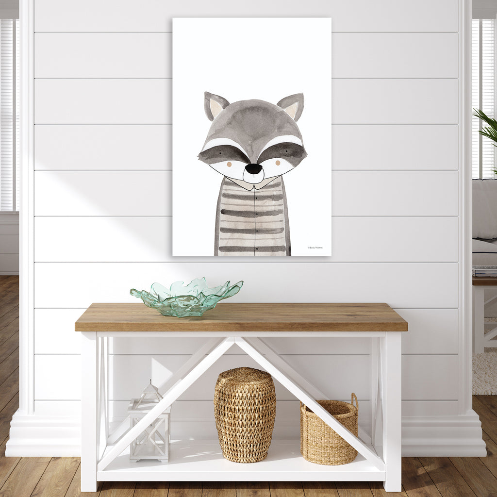 Ryder the Raccoon - Gallery-Wrapped Canvas Wall Art