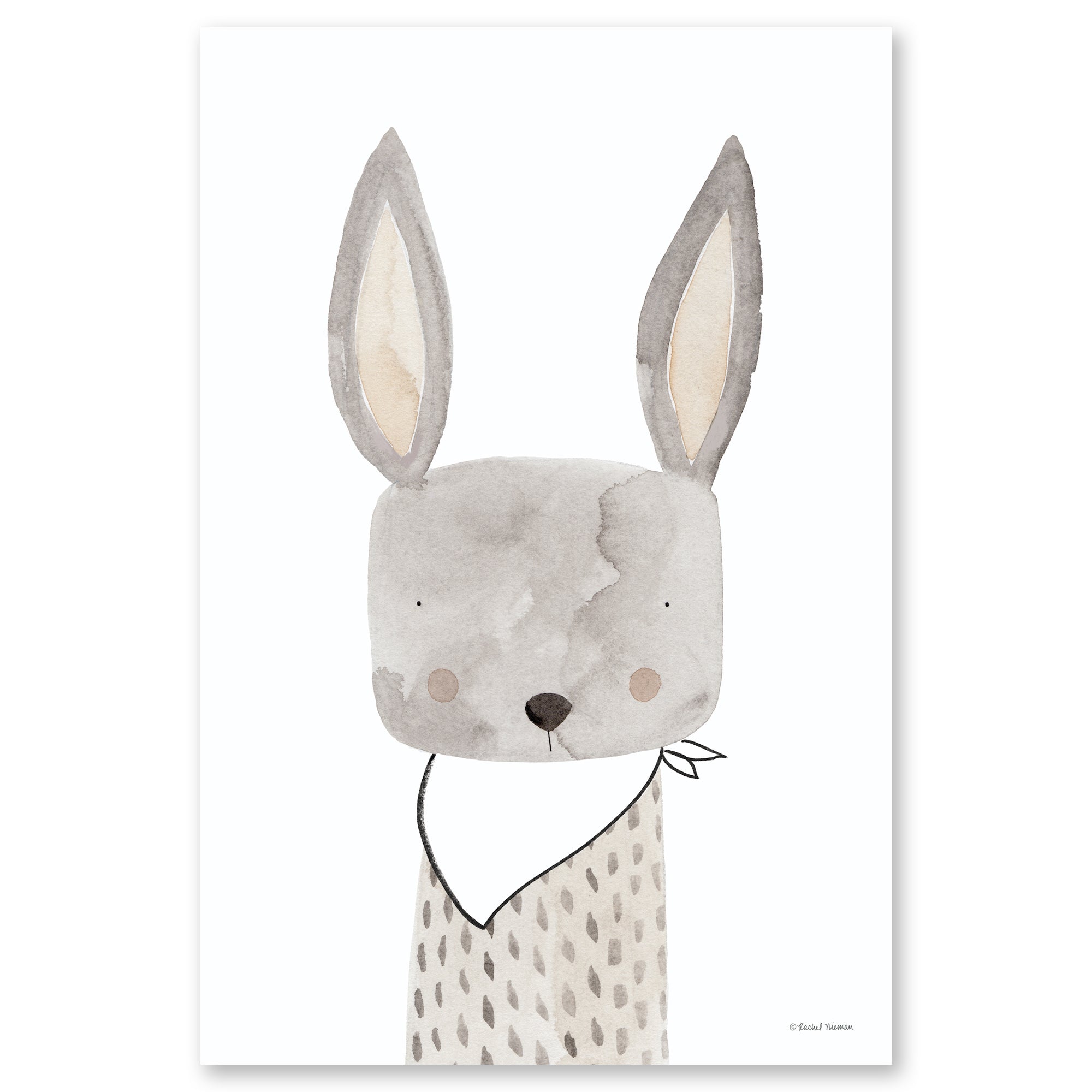 Ella the Rabbit - Gallery-Wrapped Canvas Wall Art