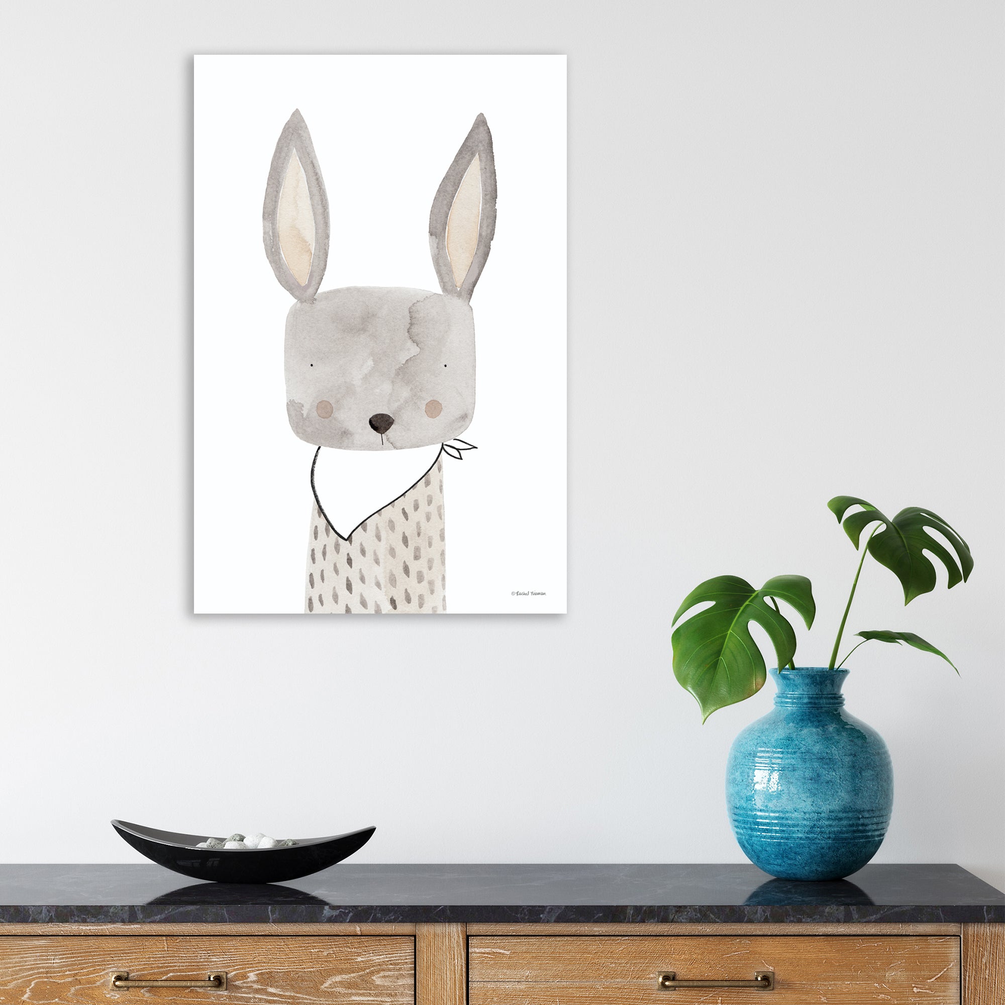 Ella the Rabbit - Gallery-Wrapped Canvas Wall Art