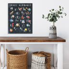 Space Alphabet - Gallery-Wrapped Canvas Wall Art