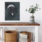 Moon Man Parachute - Gallery-Wrapped Canvas Wall Art