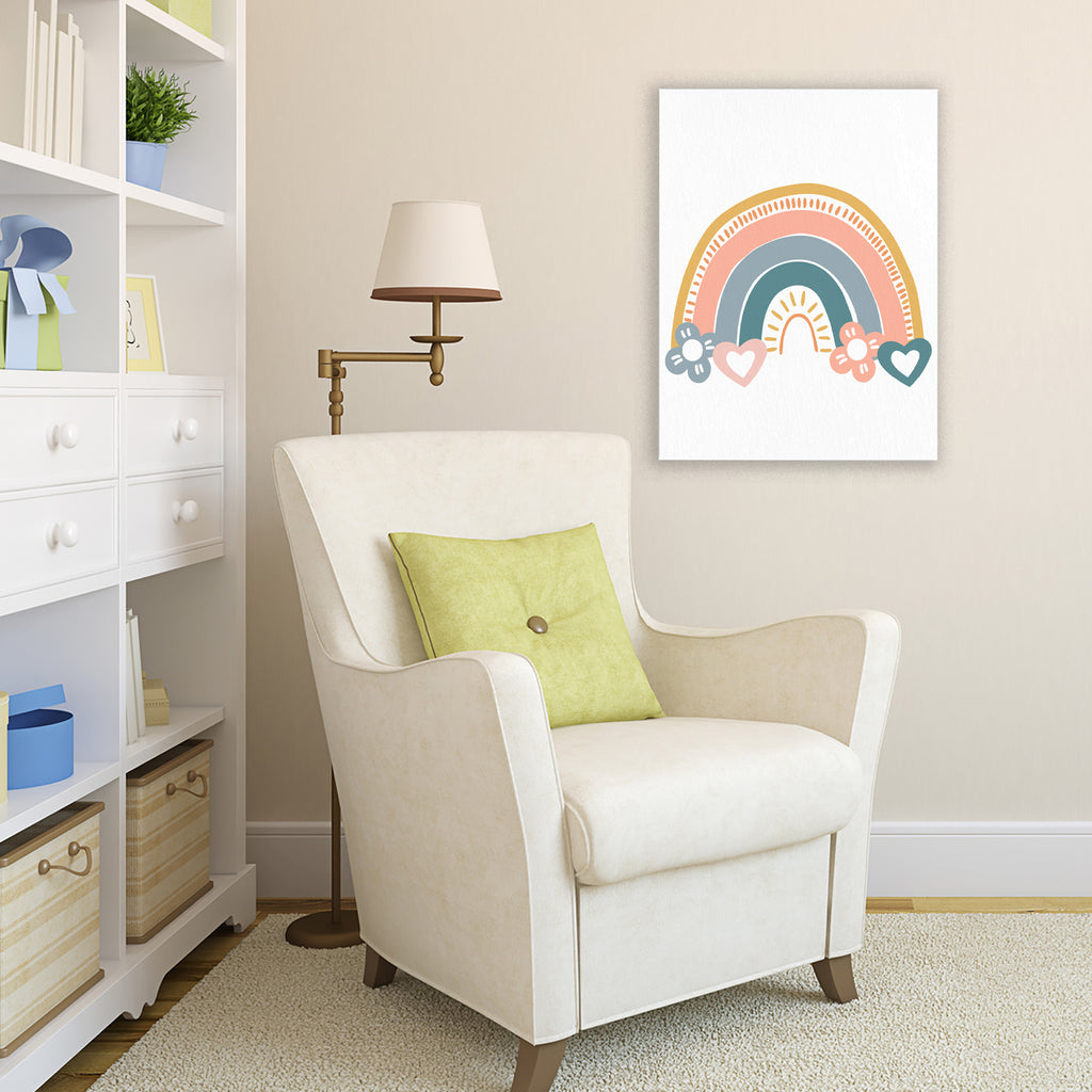 Reading Rainbow - Gallery-Wrapped Canvas Wall Art