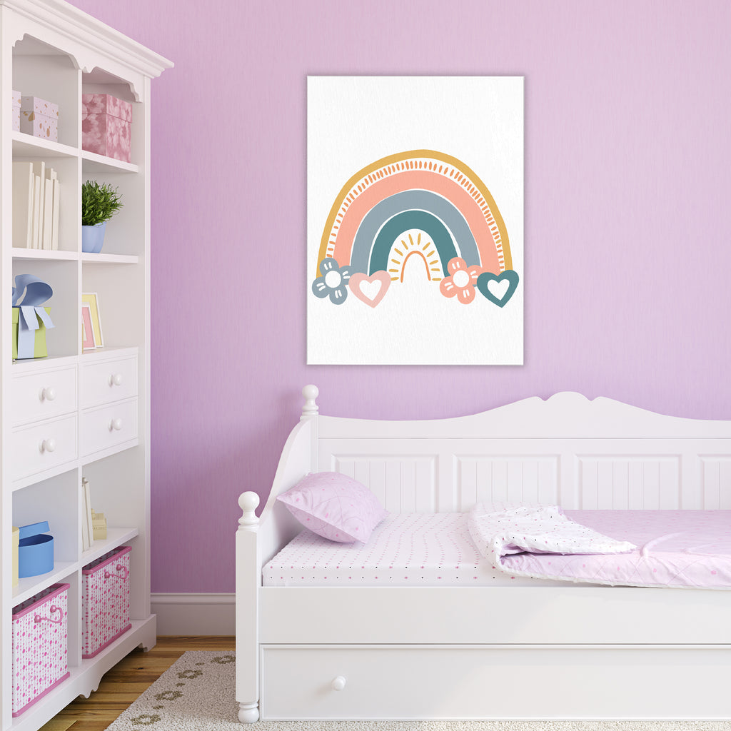Reading Rainbow - Gallery-Wrapped Canvas Wall Art