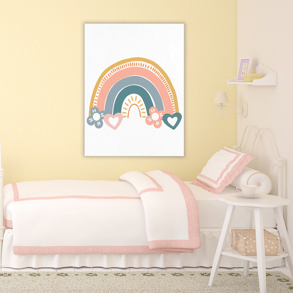 Reading Rainbow - Gallery-Wrapped Canvas Wall Art