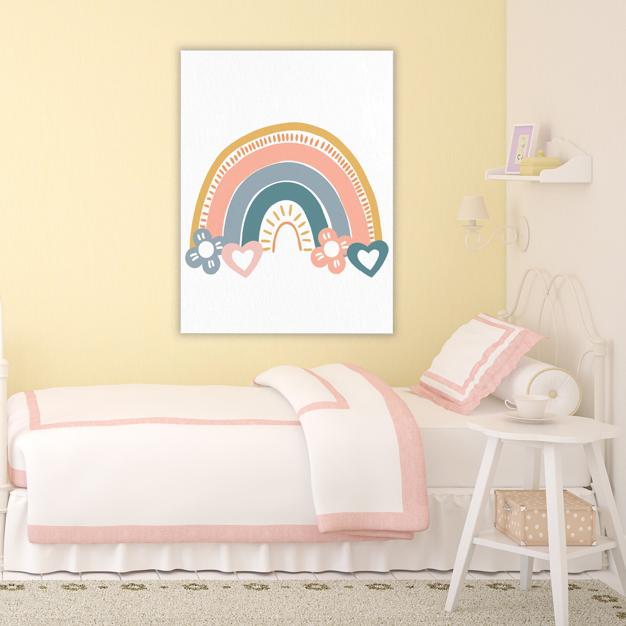 Reading Rainbow - Gallery-Wrapped Canvas Wall Art