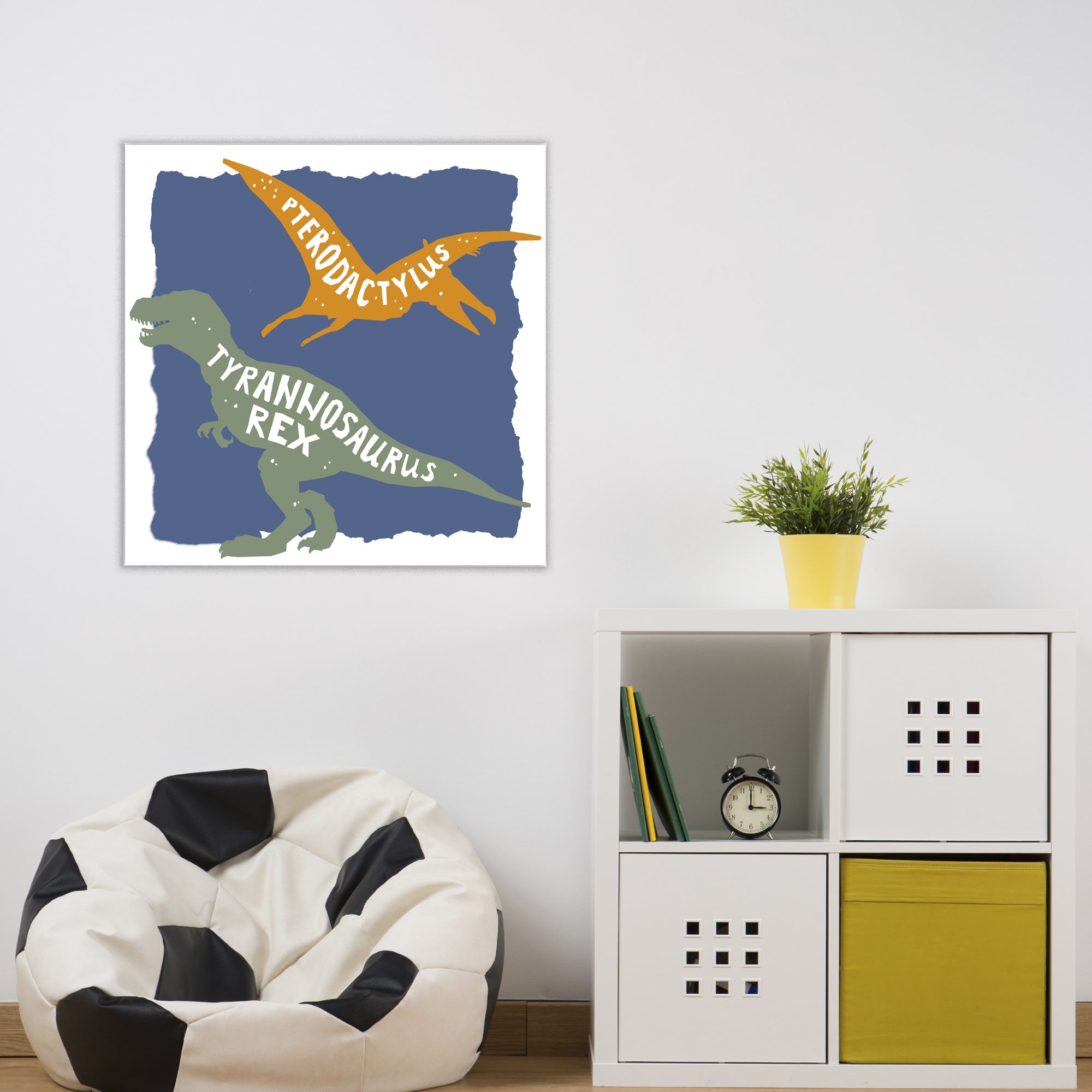 Dino Strong I - Gallery-Wrapped Canvas Wall Art