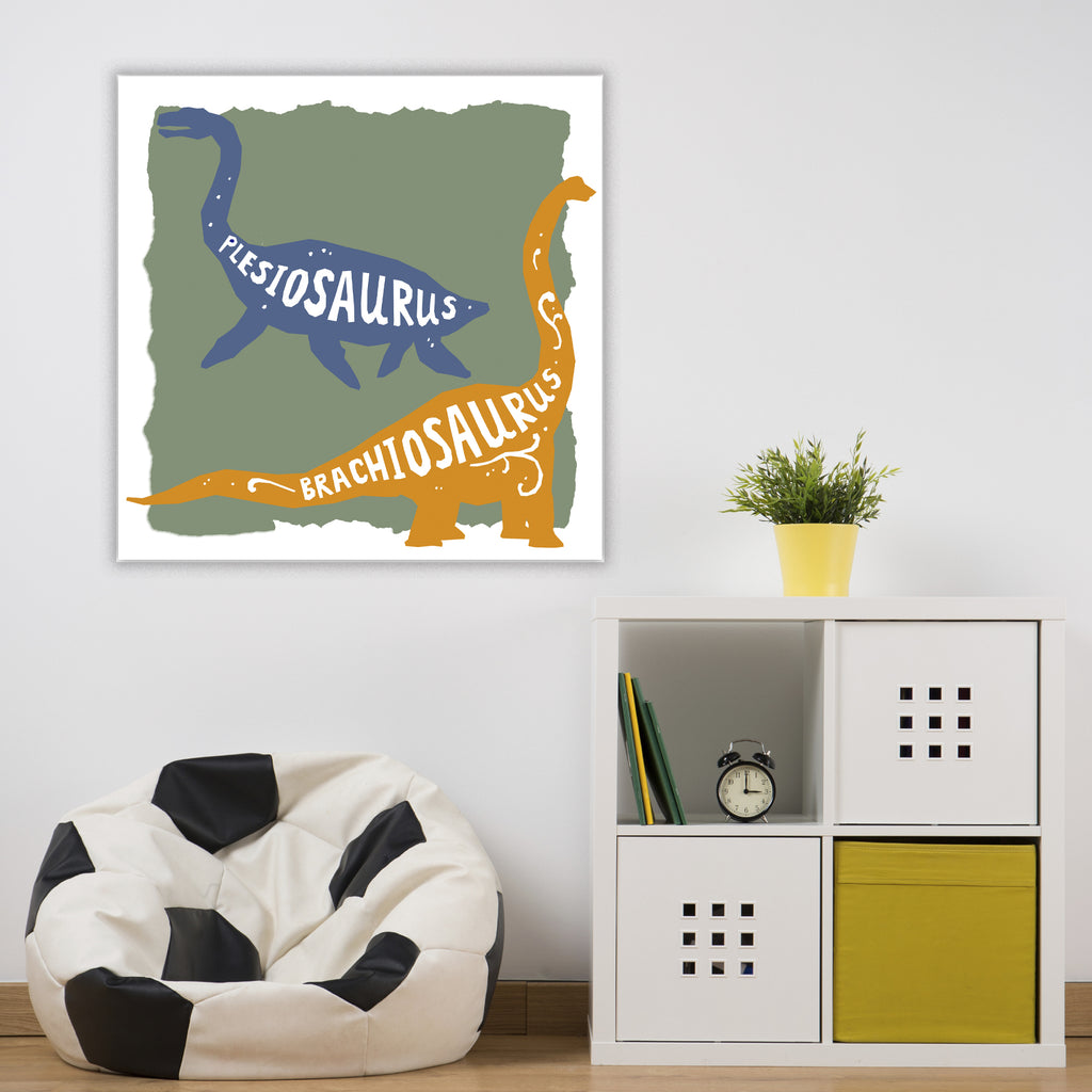 Dino Strong III - Gallery-Wrapped Canvas Wall Art