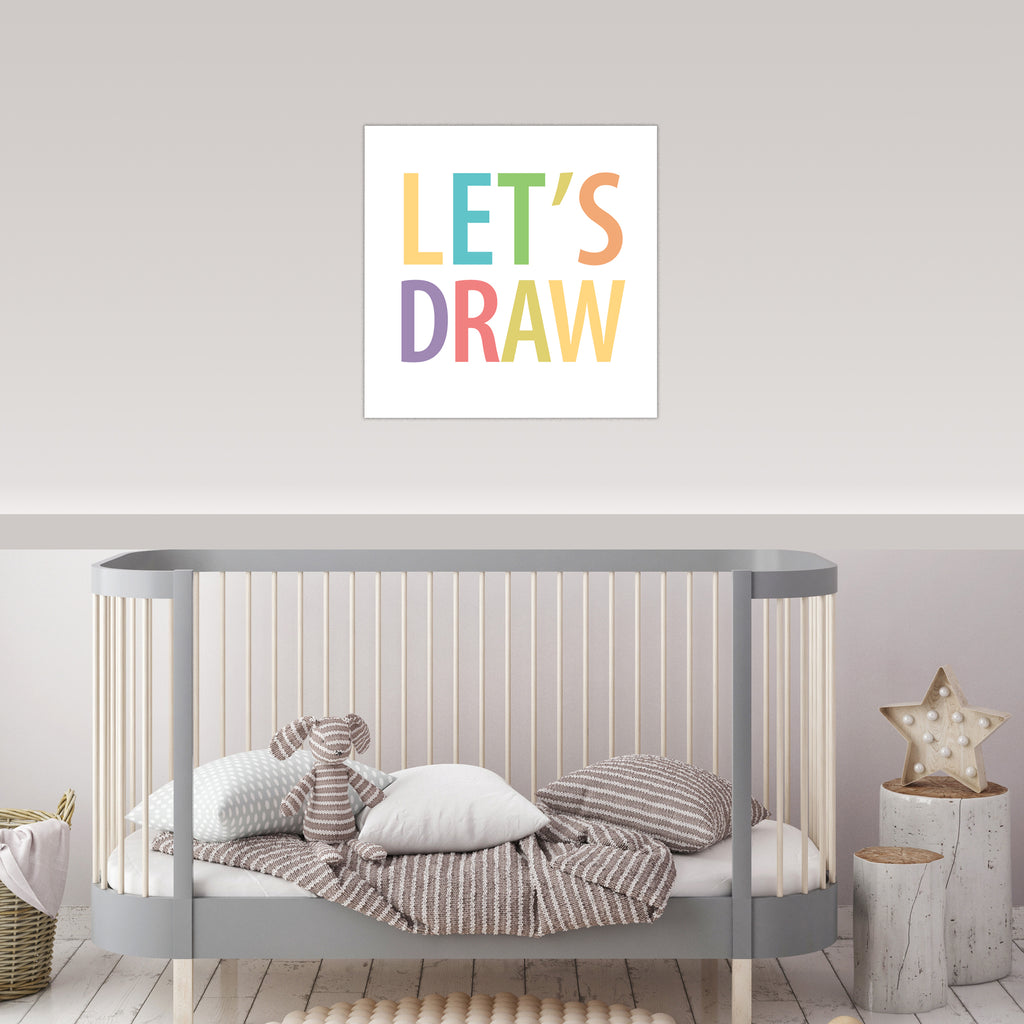 Let's Draw - Gallery-Wrapped Canvas Wall Art