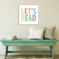 Let's Read - Gallery-Wrapped Canvas Wall Art