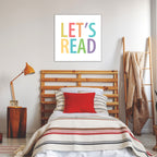 Let's Read - Gallery-Wrapped Canvas Wall Art