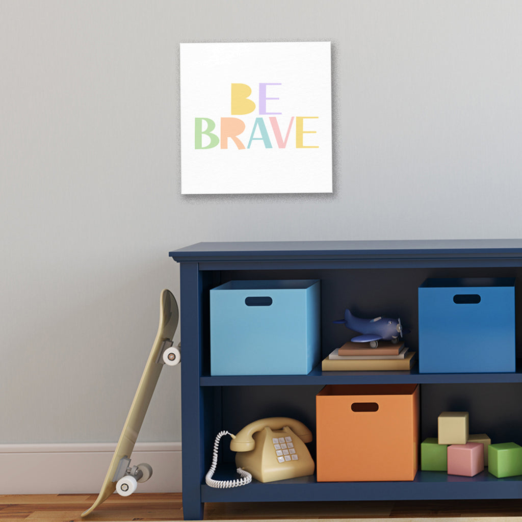 Kind and Brave III - Gallery-Wrapped Canvas Wall Art