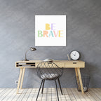 Kind and Brave III - Gallery-Wrapped Canvas Wall Art