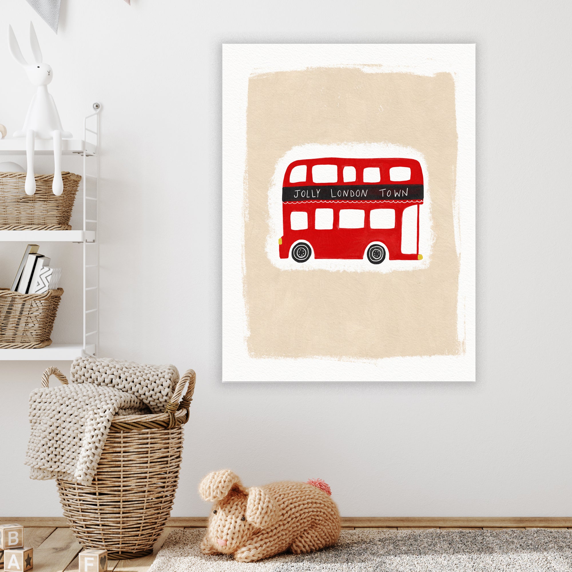 Jolly London Town - Gallery-Wrapped Canvas Wall Art