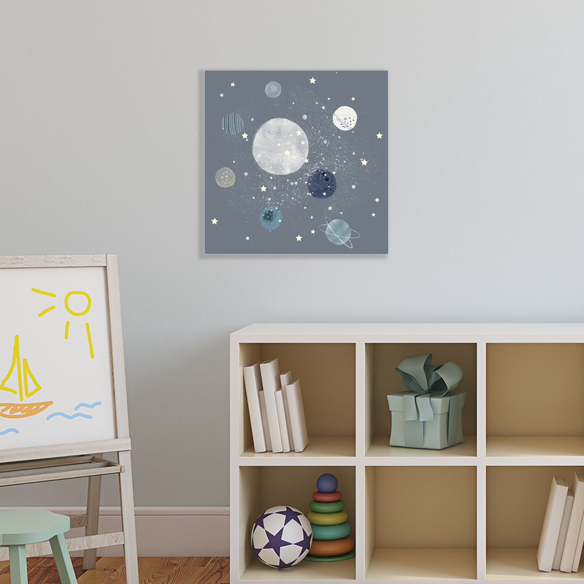 A Space Planets - Gallery-Wrapped Canvas Wall Art
