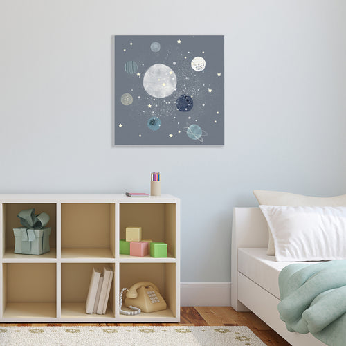 A Space Planets - Gallery-Wrapped Canvas Wall Art