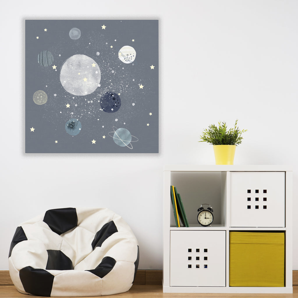 A Space Planets - Gallery-Wrapped Canvas Wall Art