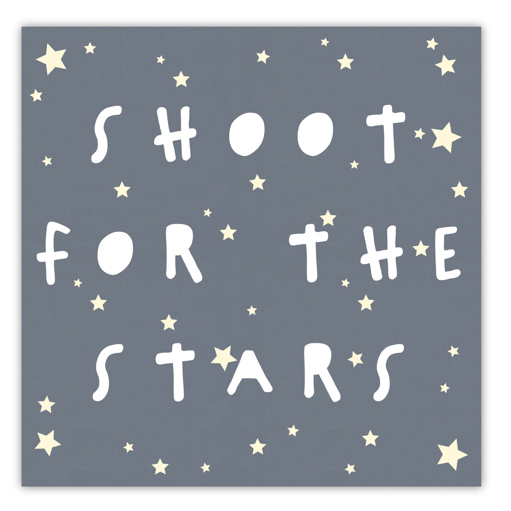 Shoot For The Stars Square - Gallery-Wrapped Canvas Wall Art