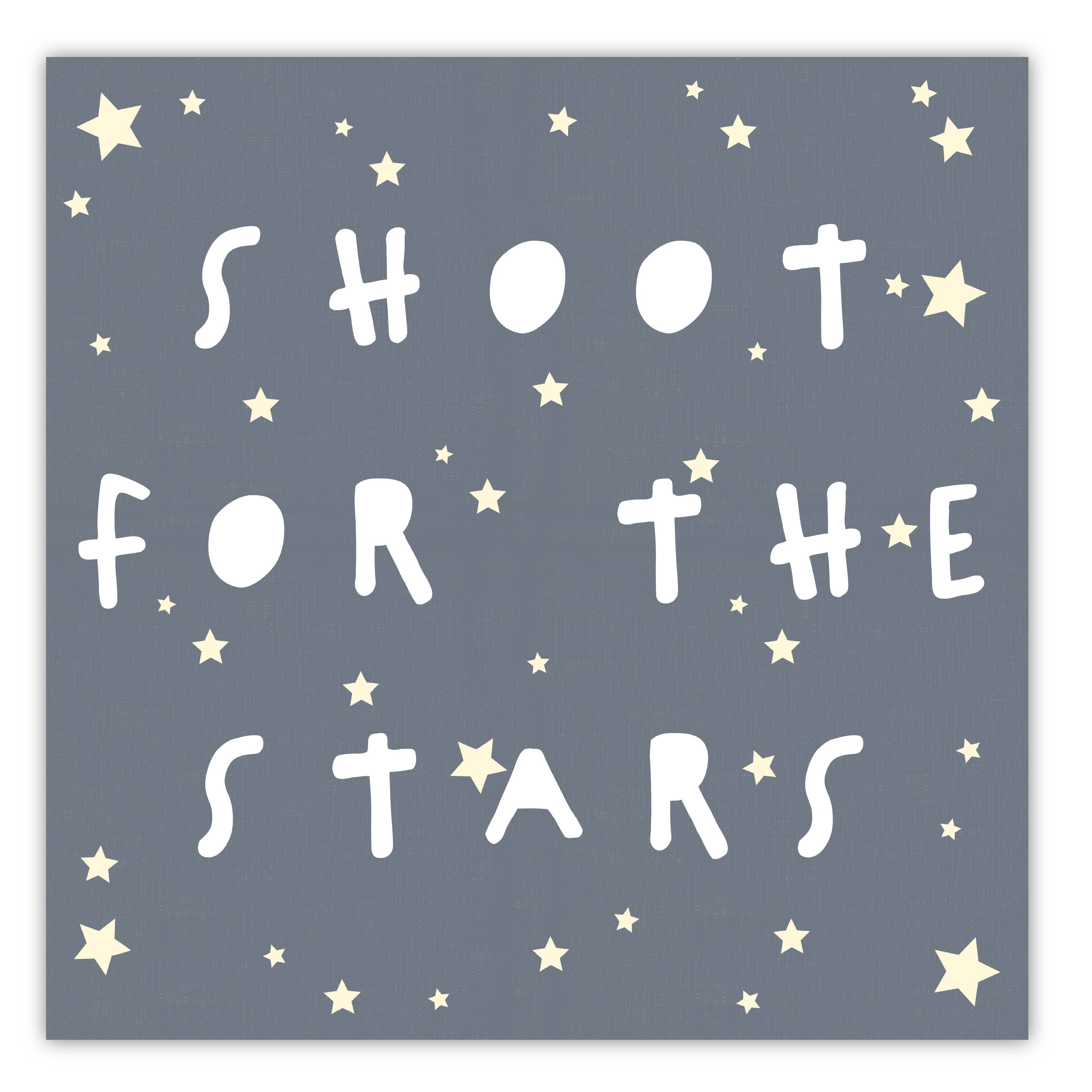Shoot For The Stars Square - Gallery-Wrapped Canvas Wall Art