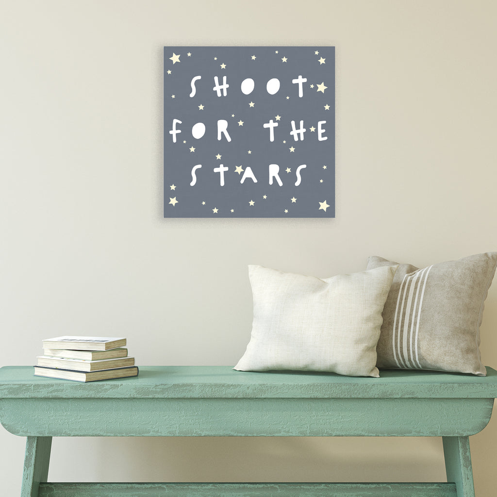 Shoot For The Stars Square - Gallery-Wrapped Canvas Wall Art