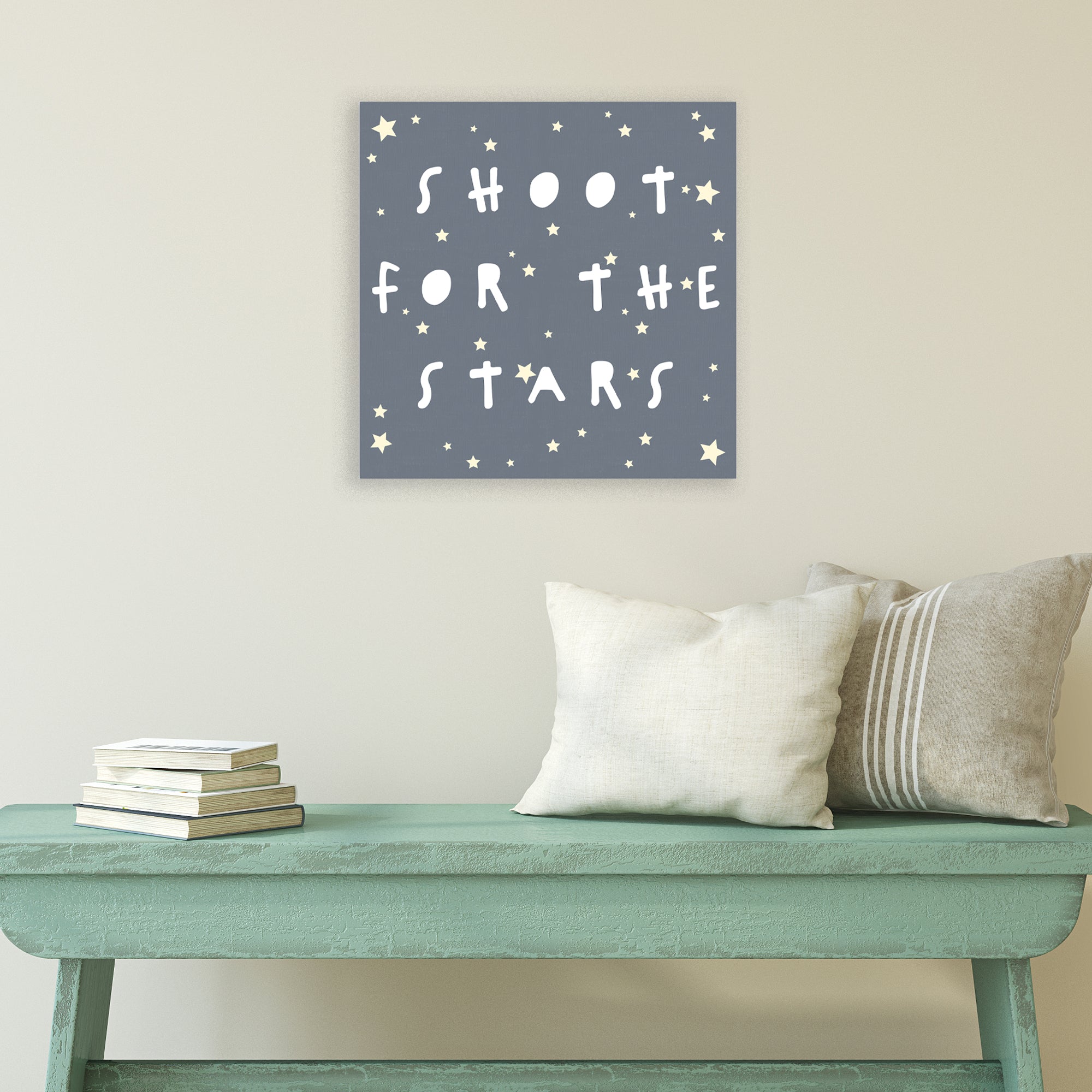 Shoot For The Stars Square - Gallery-Wrapped Canvas Wall Art