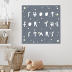 Shoot For The Stars Square - Gallery-Wrapped Canvas Wall Art