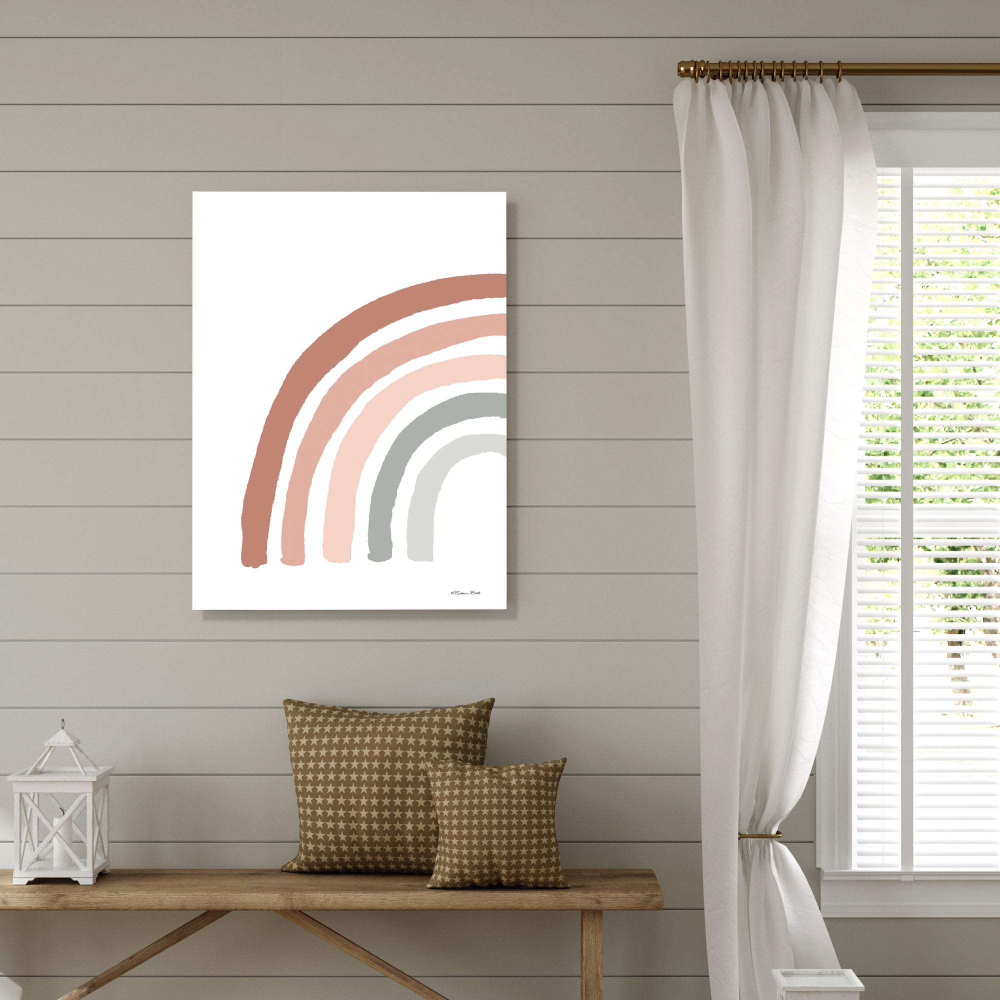 Desert Rainbow I - Gallery-Wrapped Canvas Wall Art