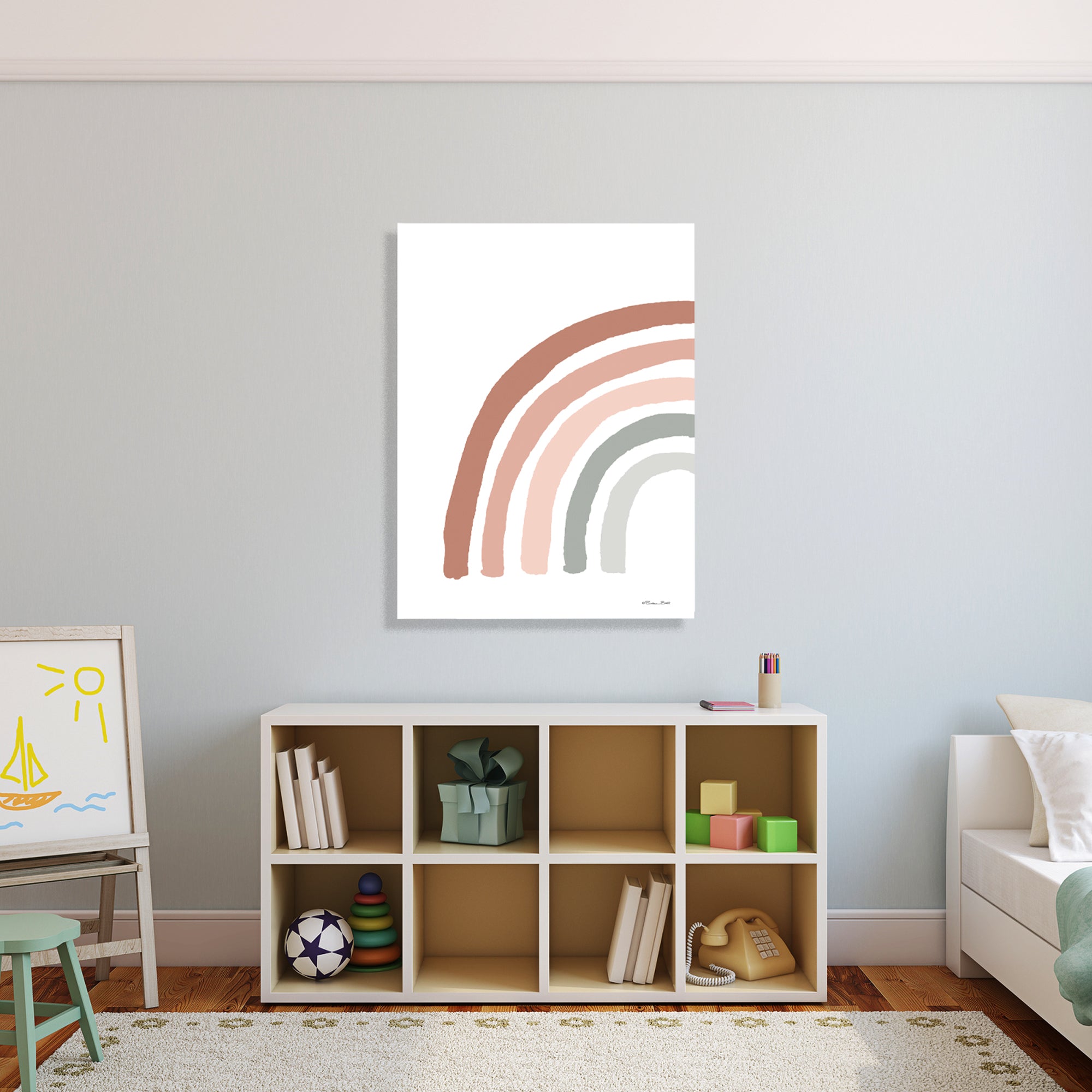 Desert Rainbow I - Gallery-Wrapped Canvas Wall Art