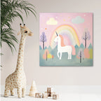 Unicorn Dreams I - Gallery-Wrapped Canvas Wall Art