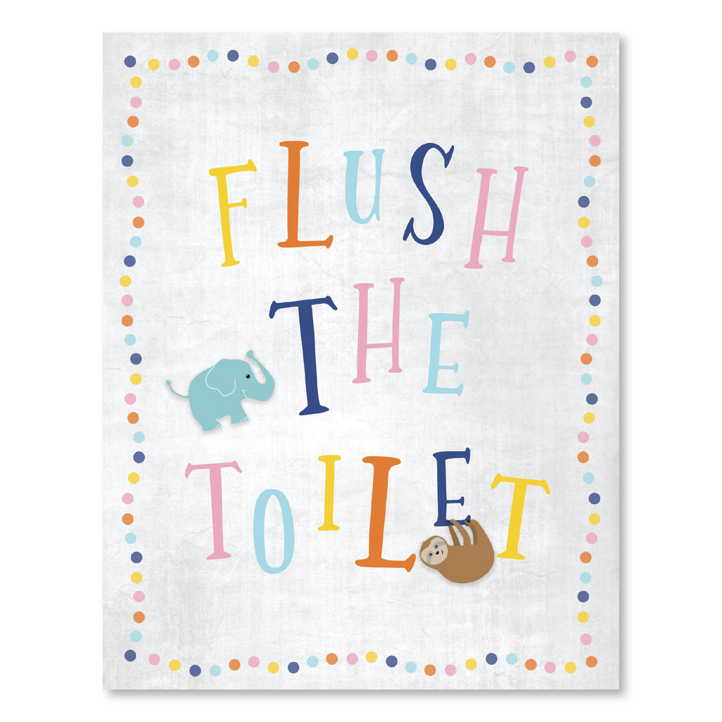 Flush the Toilet - Gallery-Wrapped Canvas Wall Art