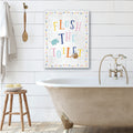 Flush the Toilet - Gallery-Wrapped Canvas Wall Art