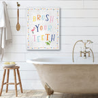 Brush Your Teeth - Gallery-Wrapped Canvas Wall Art