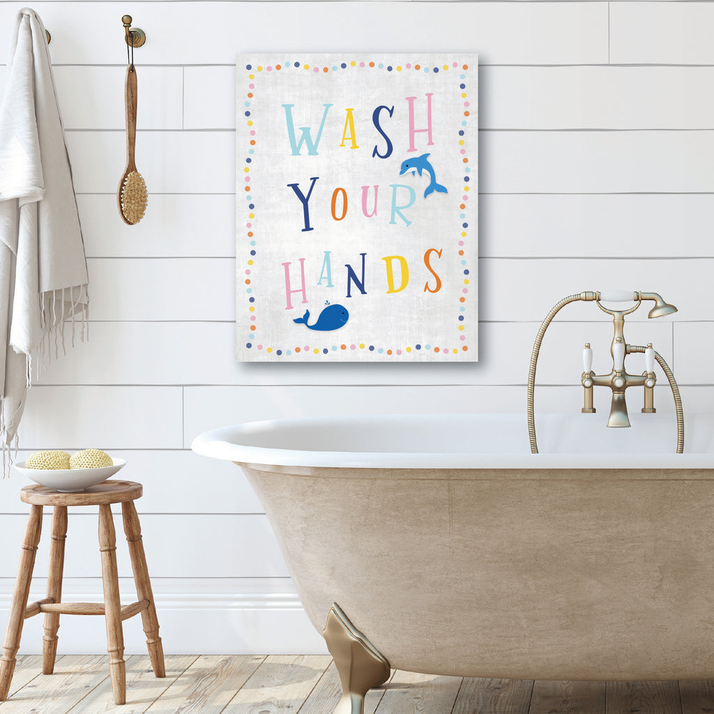 Wash Your Hands - Gallery-Wrapped Canvas Wall Art
