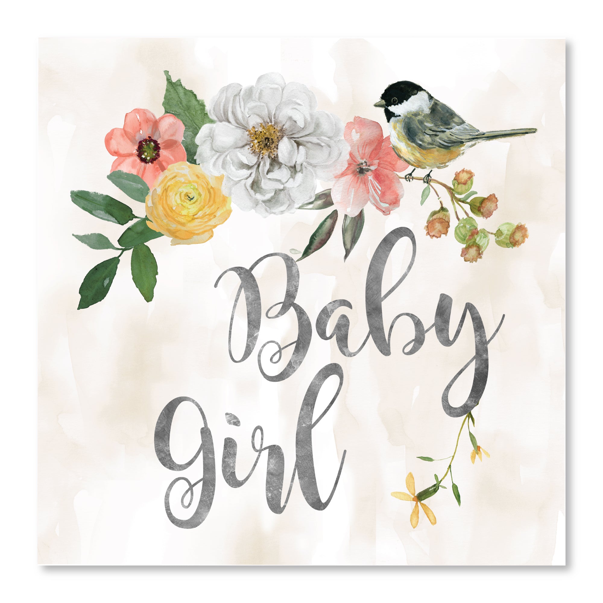 Baby Girl - Gallery-Wrapped Canvas Wall Art