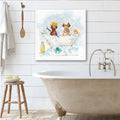 Bathtime Bathtime Puppies II - Gallery-Wrapped Canvas Wall Art