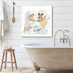 Bathtime Bathtime Puppies III - Gallery-Wrapped Canvas Wall Art