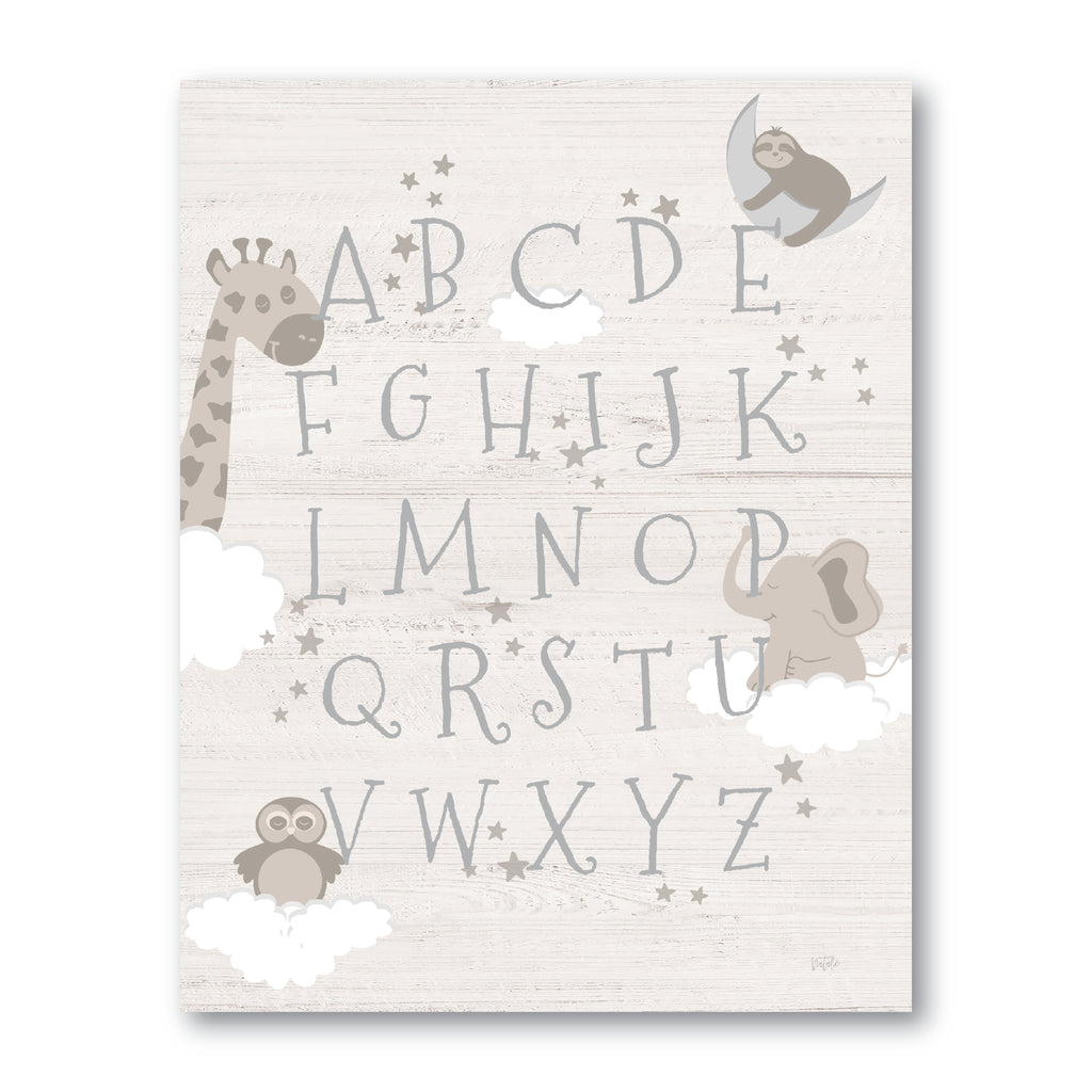Learn your ABC Jungle - Gallery-Wrapped Canvas Wall Art