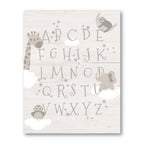 Learn your ABC Jungle - Gallery-Wrapped Canvas Wall Art