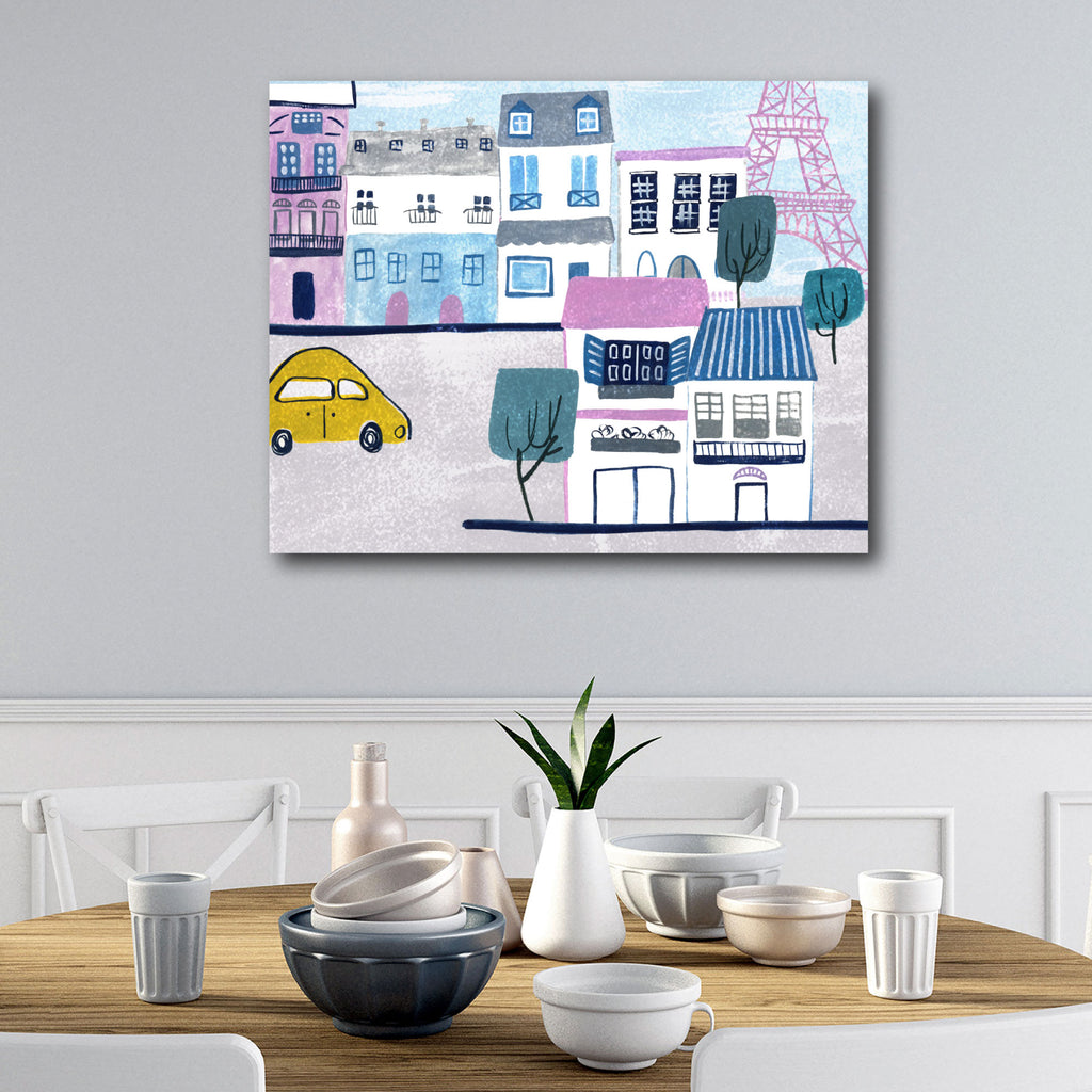 Day in Paris II - Gallery Wrapped Canvas