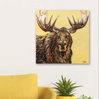 Large Moose - Gallery Wrapped Canvas