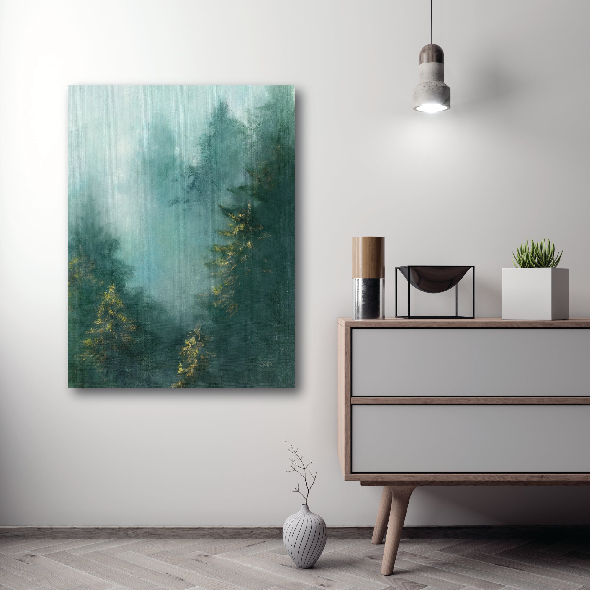 Misty Forest IV - Gallery Wrapped Canvas