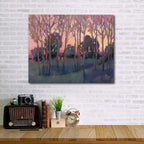 The Pink Sky I Gallery-Wrapped Canvas Wall Art