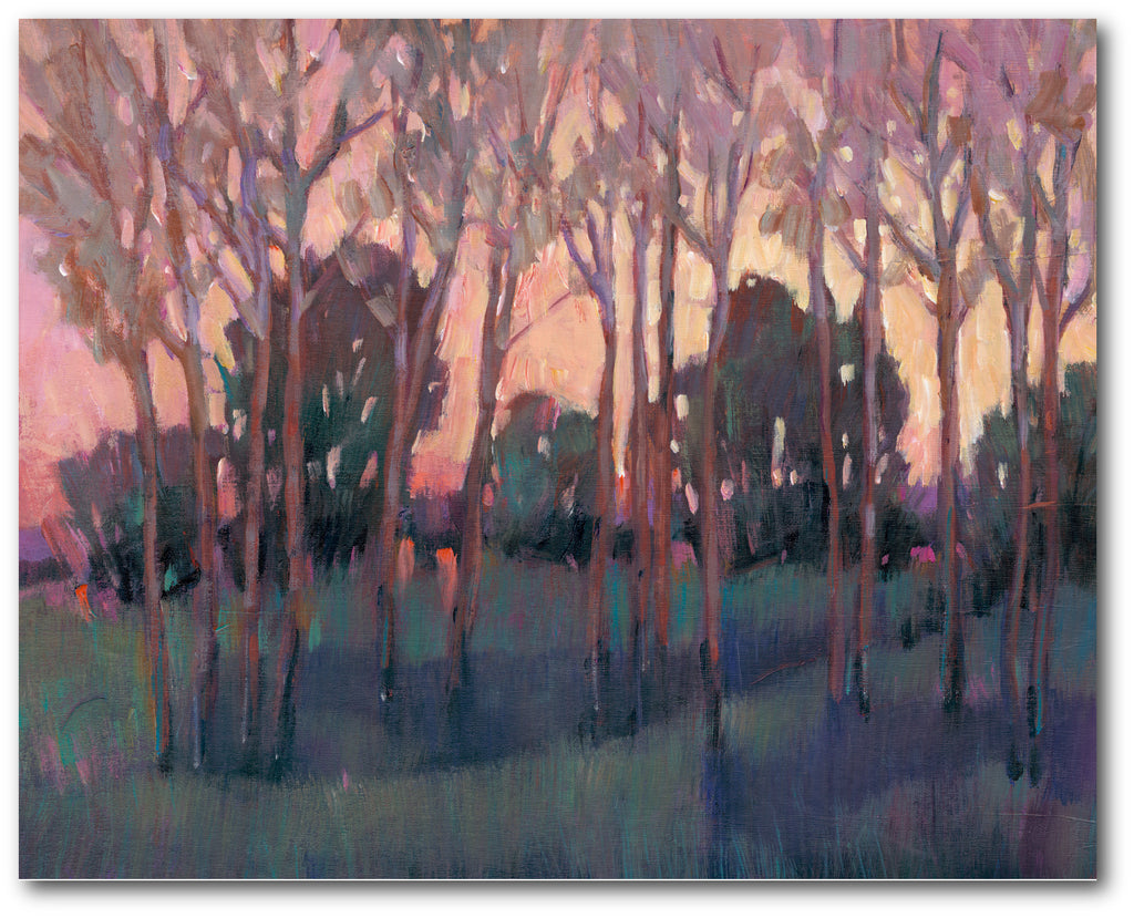 The Pink Sky I Gallery-Wrapped Canvas Wall Art
